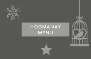 Hogmanay Menu at Strathaven Hotel