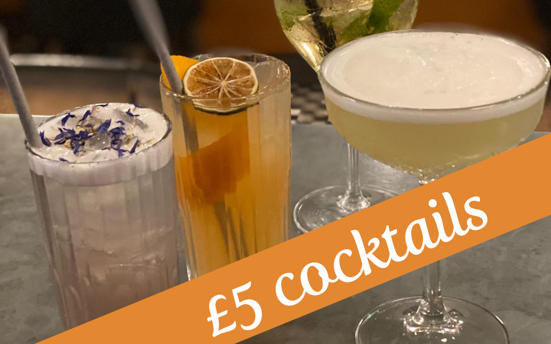 £5 Cocktail Menu