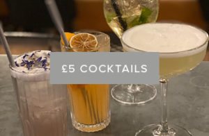£5 cocktails at Strathaven Hotel